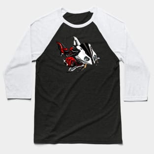 BMW S1000RR Shark White Black & Red Baseball T-Shirt